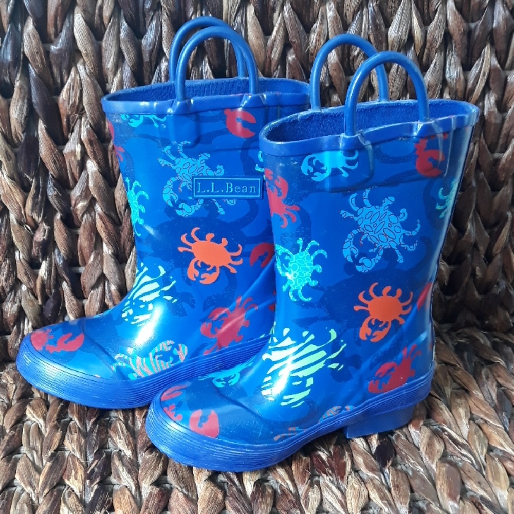 Crab LLbean Toddler Rain Boots, 9